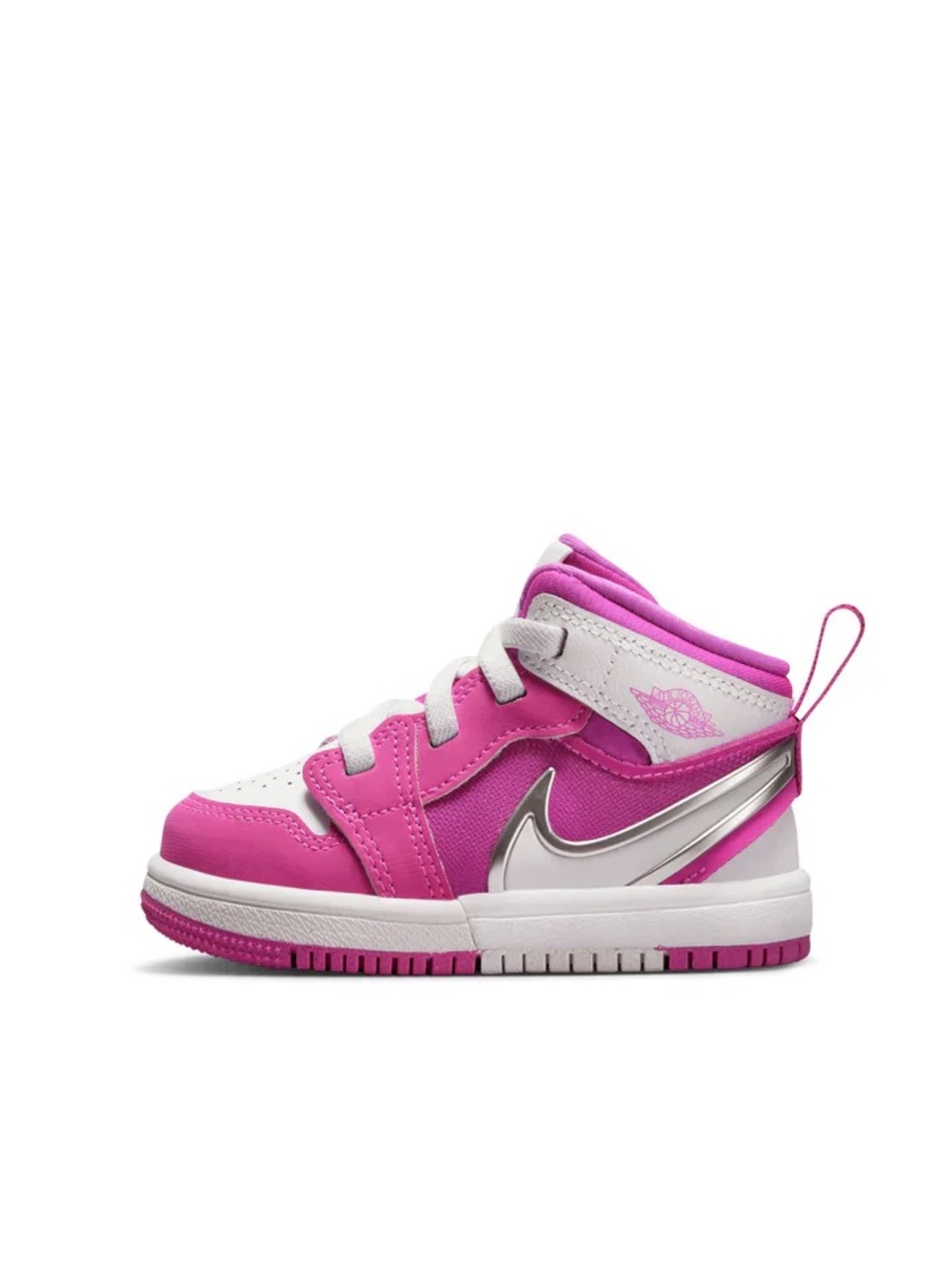 Nike Jordan 1 Mid RM EasyOn "Fire Pink/White"